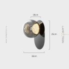 Бра MAYER ORB WALL 1 плафон Lampatron f-mayer-orb-wall-1 8399-23015