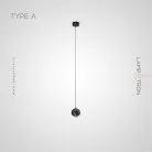 Подвесной светильник VEDEL Тип A. Цвет Жемчужно-Черный Lampatron 7751-21769