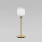 Настольный светильник со стеклянным плафоном Eurosvet 01161/1 латунь Loona a065616