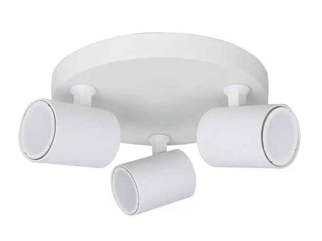 Светильник потолочный Crystal Lux CLT 017W3 D230 WH 1400/135