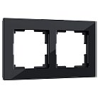 Рамка на 2 поста Werkel W0021108 (черный) a051439 Favorit