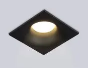 Встраиваемый светильник Ambrella light TN102812 BK черный GU5.3 85*85*35
