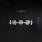 Реечный, рядный светильник ROSEMARY LONG 8 ламп Lampatron 5349-13737