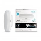 Лампа Gauss 83823 GX53 13W 4100K матовая Elementary