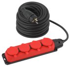 Розеточные блоки, удлинители ЭРА UK-4e-3x1,5-30m-IP44(KG)