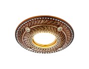 Встраиваемый точечный светильник Ambrella light D4468 BR Organic Spot