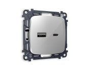 Комплект механизма розетки Ambrella Volt MO411010 QUANT