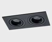 Встраиваемый светильник ITALLINE IT02-008 black - 2шт. + IT02-QRS2