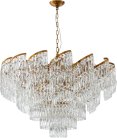 Подвесная люстра хрустальная Stilfort 2176/05/24P Sapparo