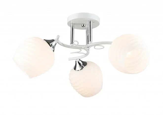 Потолочная люстра Imex MD.5991-3-S-WT+CR Потолочная люстра Imex MD.5991-3-S-WT+CR