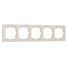 Рамка на 5 постов Werkel W0052003 (слоновая кость) Snabb basic a051292