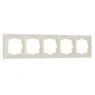 Рамка на 5 постов Werkel W0052003 (слоновая кость) Snabb basic a051292