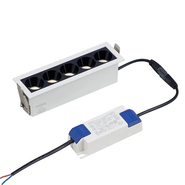Встраиваемый белый LED светильник с драйвером, линзами, 10Вт, 4000К, 24°, 785лм Vitaluce VT0200063-00 Встраиваемый белый LED светильник с драйвером, линзами, 10Вт, 4000К, 24°, 785лм Vitaluce VT0200063-00
