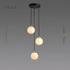 Готовая комбинация светильников MOSA 3 лампы Lampatron mosa-3 7398-20424