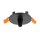 Чаша потолочная встраиваемая (D60) д/подвода питания 510117 на 48В ЧЕРНЫЙ Lightstar 510007 Due Hermes