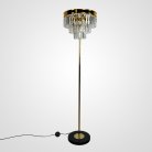 Торшер Rh 1920S Odeon Clear Glass Floor Lamp Gold 241415-22 ImperiumLoft