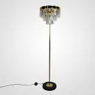Торшер Rh 1920S Odeon Clear Glass Floor Lamp Gold 241415-22 ImperiumLoft