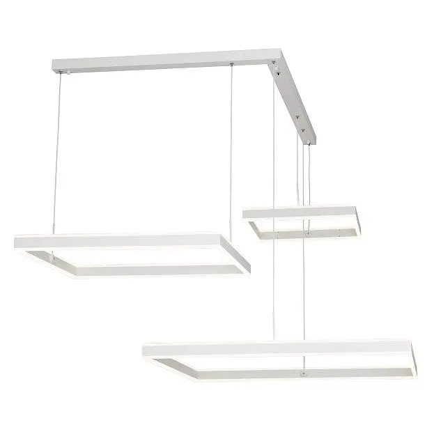 Люстра подвесная с пультом Белая LED Citilux CL719K310 Дуэт Люстра подвесная с пультом Белая LED Citilux CL719K310 Дуэт