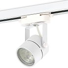 Светильник трековый, GU10, D60хH80мм, IP20, белый, без лампы Donel DN01001R1W 1Track DN01