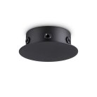 Основание Ideal Lux 307077 ROSONE MAGNETICO 6 LUCI NERO ROSONI