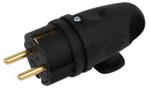 Вилка ЭРА VX11-B-IP44