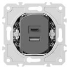 USB зарядное устройство, 12Вт тип A,С , Donel DB12310 DB