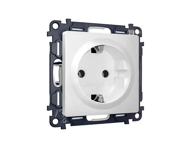 Комплект механизма электрической розетки Ambrella Volt MA126010 QUANT Комплект механизма электрической розетки Ambrella Volt MA126010 QUANT