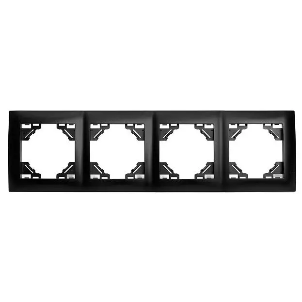 Рамка 4-местная горизонтальная STEKKER 49664 PFR00-9014-03 Рамка 4-местная горизонтальная STEKKER 49664 PFR00-9014-03