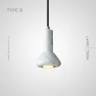 Подвесной светильник LOFFE Тип B. Цвет Латунь + Белый Lampatron 7234-19855