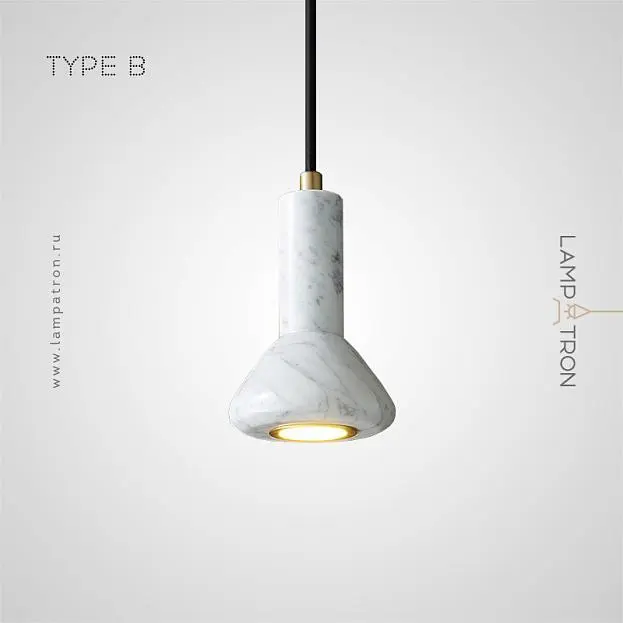Подвесной светильник LOFFE Тип B. Цвет Латунь + Белый Lampatron 7234-19855 Подвесной светильник LOFFE Тип B. Цвет Латунь + Белый Lampatron 7234-19855