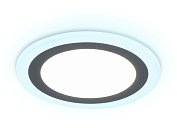 Встраиваемый светодиодный светильник с подсветкой Ambrella light DCR363 Downlight