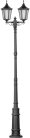 Наземный фонарь Oasis Light 79710LA/E7 02 Bl ALBORG L