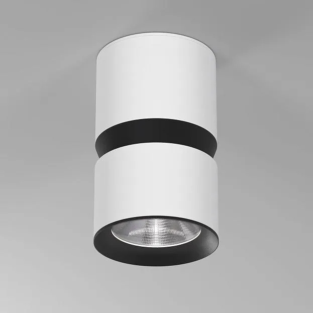 Светильник потолочный светодиодный Kayo 12W 4000К белый/чёрный Elektrostandard 25049/LED a064731 Светильник потолочный светодиодный Kayo 12W 4000К белый/чёрный Elektrostandard 25049/LED a064731