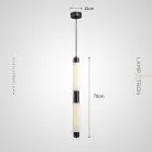 Подвесной светильник RAGGE 2 плафона. Цвет черный Lampatron 8949-25338