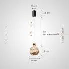 Подвесной светильник ECLA Цвет золото. Стандарт. Теплый свет Lampatron 8973-25396