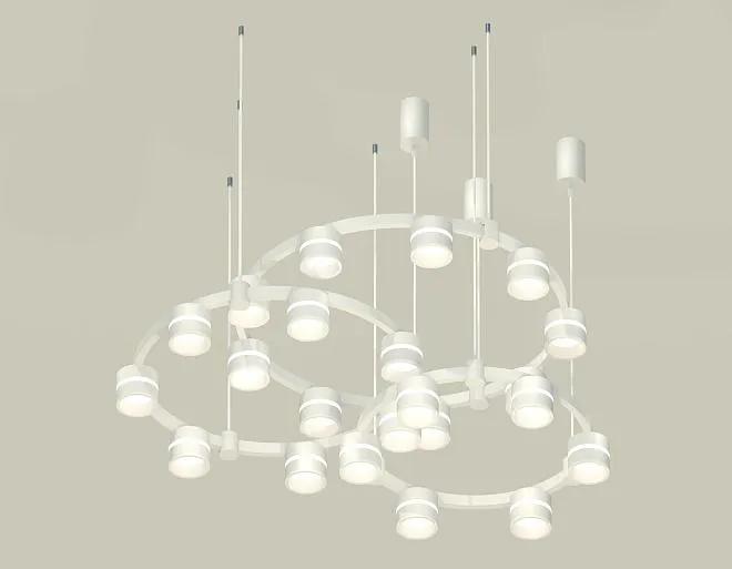 Крепеж подвесной Ambrella light A9208 WH белый D60*1450mm Techno Ring