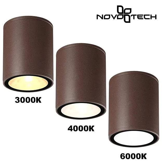 Светильник ландшафтный с переключ. цветовой температуры IP65 LED 10W 100-240V 3000К\4000К\6000К Novotech 359536 TUMBLER