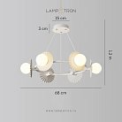 Кольцевые люстры и светильники GURRA 6 плафонов Lampatron gurra-6 8353-22801