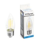Лампа светодиодная Свеча E27 7W 230V 6400K Feron 38272 LB-66