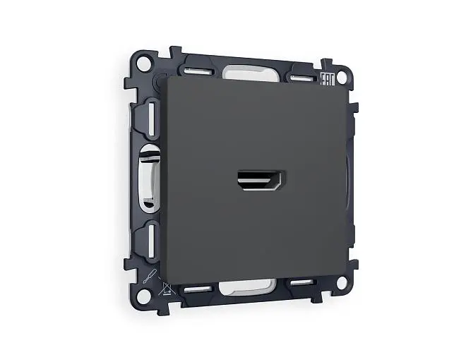 Комплект механизма розетки HDMI 2.0 Ambrella Volt MA914010 QUANT Комплект механизма розетки HDMI 2.0 Ambrella Volt MA914010 QUANT