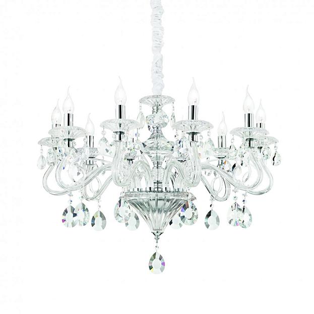 Подвесная люстра Ideal Lux 141053 NEGRESCO SP8 TRASPARENTE