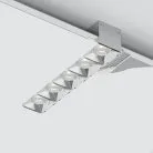 Светильник встраиваемый, 10W, 193х74,8мм, H39,8мм, 900Lm, 38°, 3000К, Ra80, IP20, Donolux dl18519m141a10.38.193ch 150 EYE UNIT PLUS