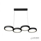 Подвесной светильник iLedex 9004-4-D BK Ring Star