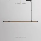 Реечный, рядный светильник ERKER LONG Размер S. Цвет черный Lampatron 8519-23575