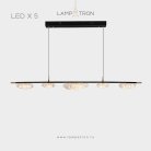 Реечный, рядный светильник EVIAN LONG 5 ламп Lampatron 7693-21563