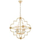 Подвесная люстра Lumina Deco LDP 8020-4 GD+WT Baltimore