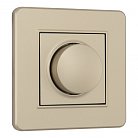 Комплект - диммер 500W с рамкой однопостовой шампань пластик Arte Milano SET16-1-48-1 shampan
