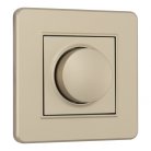 Комплект - диммер 500W с рамкой однопостовой шампань пластик Arte Milano SET16-1-48-1 shampan