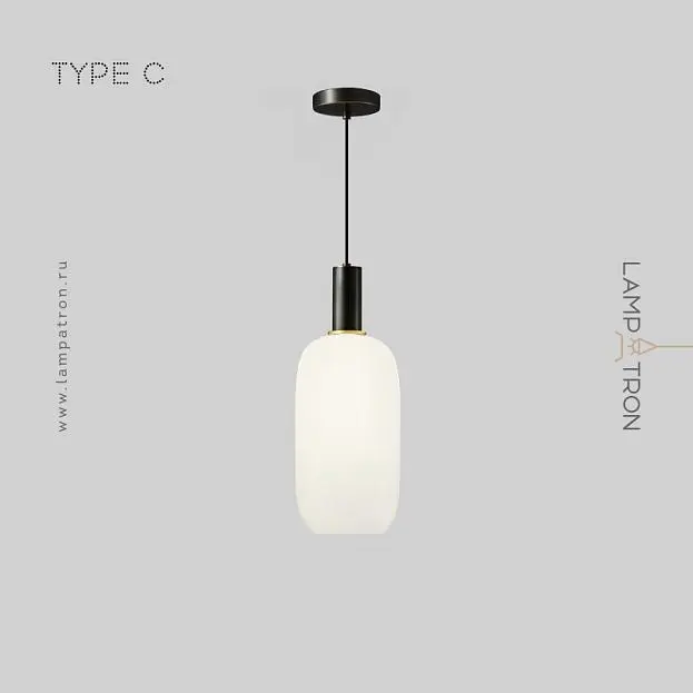 Подвесной светильник IRIS WHITE Тип C. Цвет Черный Lampatron 7262-19986 Подвесной светильник IRIS WHITE Тип C. Цвет Черный Lampatron 7262-19986