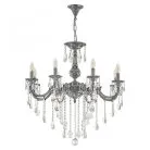 Люстра с хрустальными подвесками Bohemia Ivele Crystal AL78101/8/250 B NB